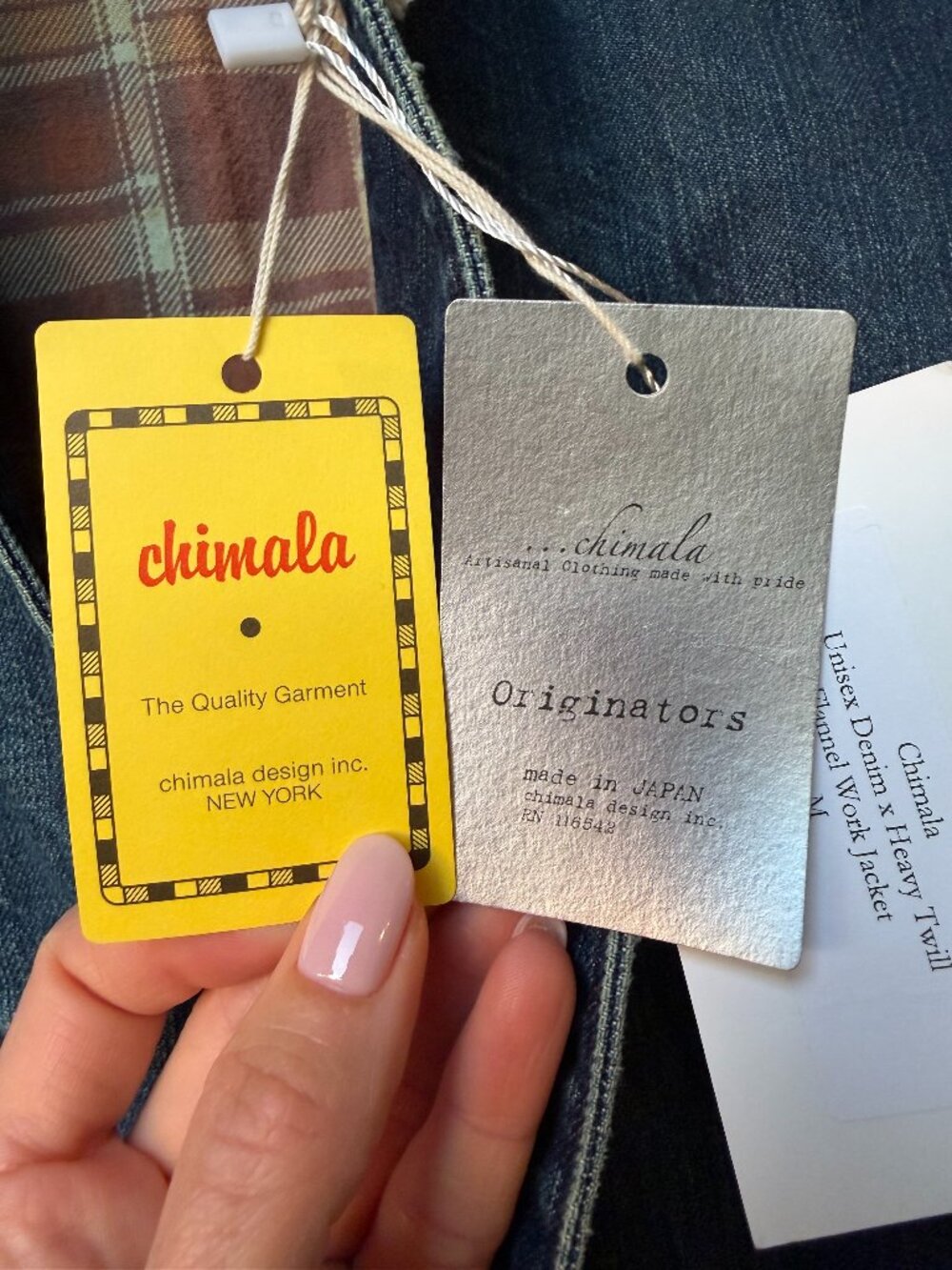 Chimala Denim Flannel Work Jacket